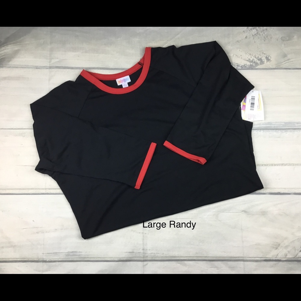 Red and black LulaRoe Randy